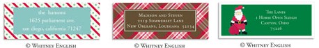 Holiday Address Labels by Whitney English