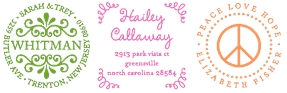 Custom Self-Inking Stampers by Three Designing Women