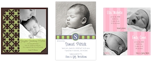 Photo Birth Announcements by take note! Designs