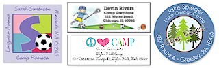 Camp Address Labels from More Than Paper