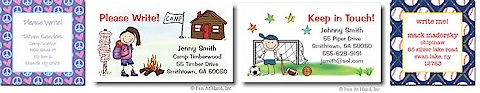 Please Write! - Camp Calling Cards