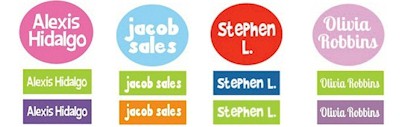 Peel and Stick Clothing Labels