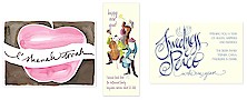 Checkerboard Jewish New Year Cards