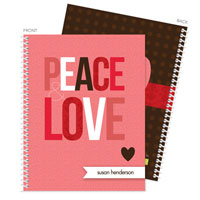 Spark & Spark Note Notebooks - Peace & Love