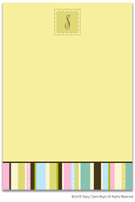 Stacy Claire Boyd Stationery - Stiches and Stripes (Padded Stationery)
