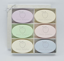 Personalized Soap Sets - Apple For Teacher - Spa Inspire