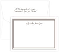 Oak Correspondence Cards by Embossed Graphics