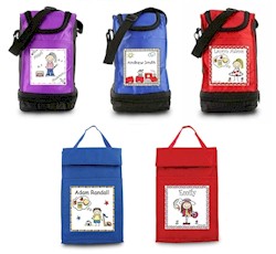 Pen At Hand Stick Figures - Lunch Sack - Create-Your-Own