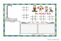 Pen At Hand Stick Figures - Laminated Placemats (Activity Kids)