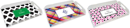 Lucite Trays by Kelly Hughes Designs
