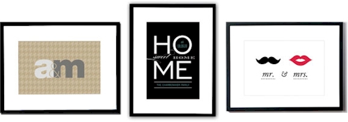 Personalized Wall Art by Checkerboard