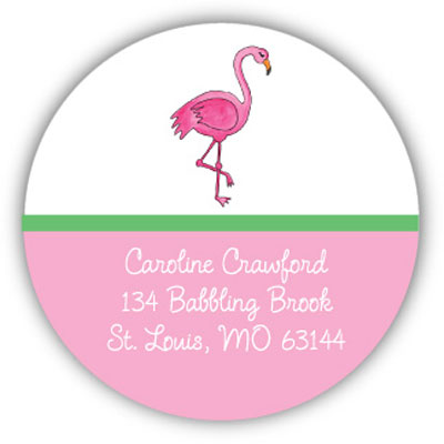 Address Labels by Kelly Hughes Designs (Fancy Flamingo)