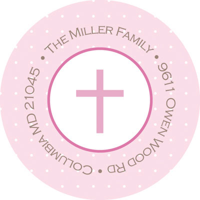 Spark & Spark Return Address Labels (Darling Pink Communion)