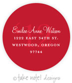 Take Note Designs - Address Labels (Solid Custom Year Shadow - Graduation)