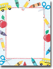 Imprintable Blank Stock - School Stuff Letterhead by Masterpiece Studios