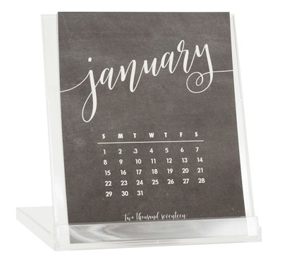 Desktop Calendars Chalkboard More Than Paper