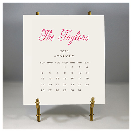 Stacy Claire Boyd - Personalized Name Desk Calendar & Easel 2025