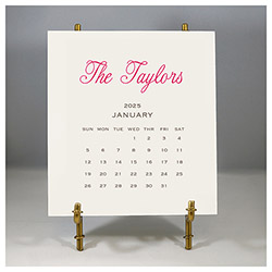 Stacy Claire Boyd - Personalized Name Desk Calendar & Easel 2025