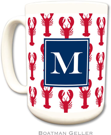 Boatman Geller - Personalized Coffee Mugs (Lobsters Red Preset)