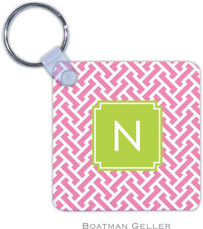 Boatman Geller - Create-Your-Own Personalized Key Chains (Stella Pink Preset)