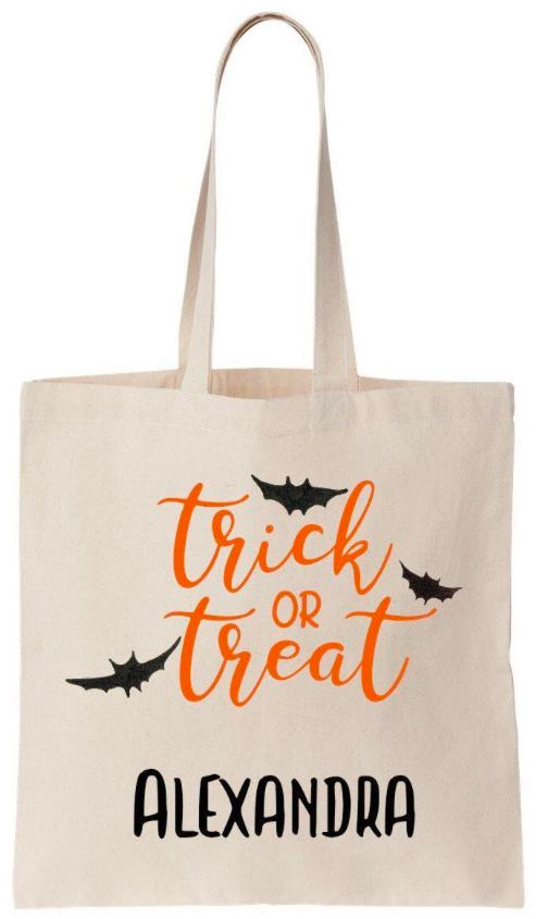 Personalized Halloween Tote Bags - Trick Or Treat: More Than Paper