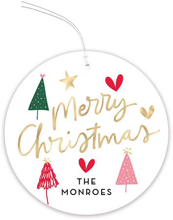 Hanging Gift Tags by Modern Posh (Christmas Trees)