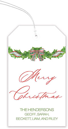 Hanging Gift Tags by PicMe Prints (Festive Ribbon)