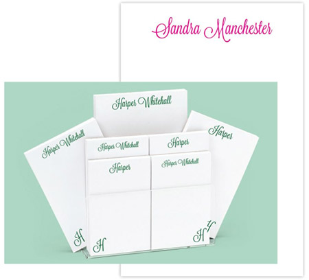 Great Gifts by Chatsworth - Initial Tablet Notepad Set