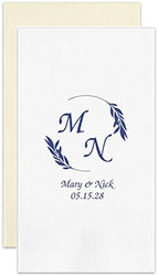 Harvest Personalized Flat Printed Guest Towels by Embossed Graphics