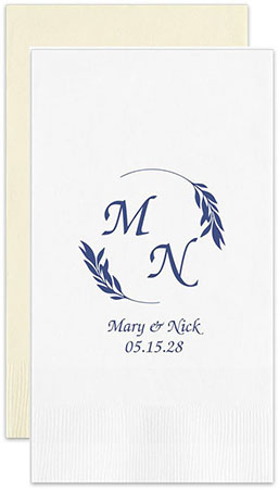 Harvest Personalized Flat Printed Guest Towels by Embossed Graphics