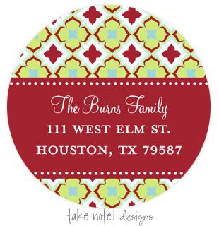 Take Note Designs - Address Labels (Holiday Delight - Holiday)