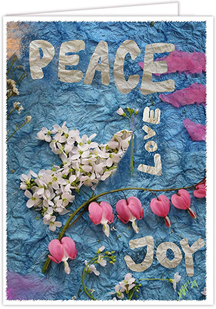 Holiday Greeting Cards from Another Creation by Michele Pulver - Peace Love Joy