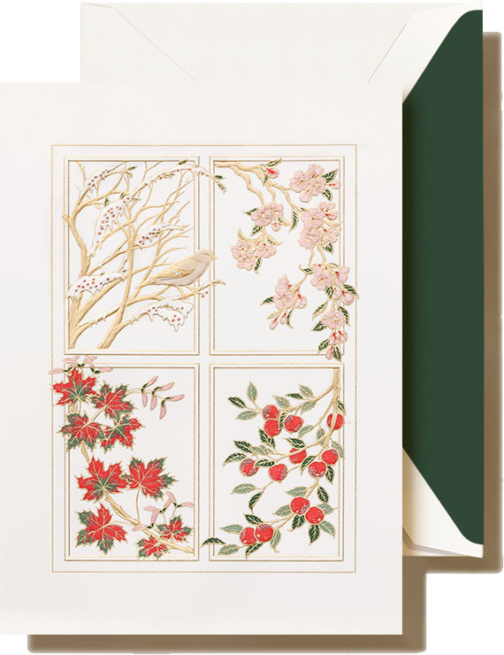 Crane Holiday Greeting Cards Four Seasons More Than Paper