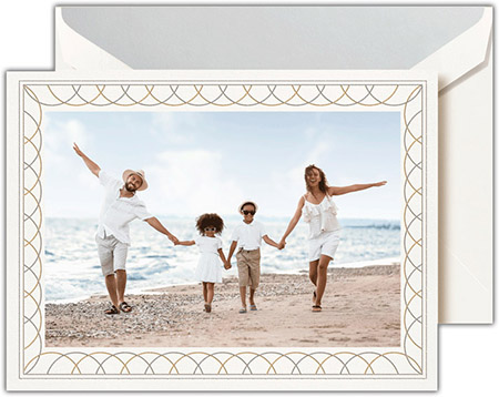 Holiday Digital Photo Cards by Crane & Co. - Modern Scrolls