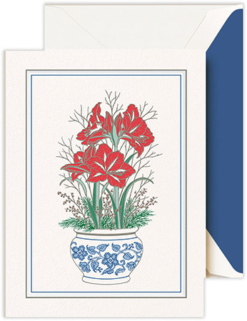 Holiday Greeting Cards by Crane & Co. - Festive Floral