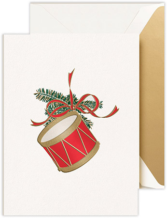 Holiday Greeting Cards by Crane & Co. - Drum Ornament