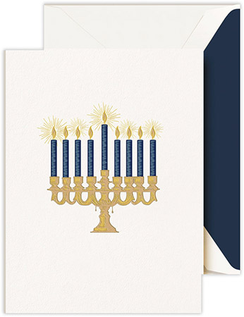 Hanukkah Greeting Cards by Crane & Co. - Lights of Hanukkah