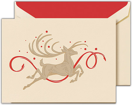 Holiday Greeting Cards by Crane & Co. - Regal Stag