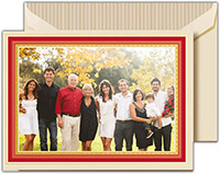 Holiday Photo Mount Cards by Crane & Co. - Classic Holiday Frame