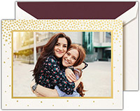 Holiday Photo Mount Cards by Crane & Co. - Stardust