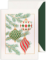 Holiday Greeting Cards by Crane & Co. - Merry Ornaments