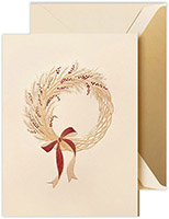 Holiday Greeting Cards by Crane & Co. - Harvest Wreath