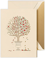 Holiday Greeting Cards by Crane & Co. - Four Seasons Apple Tree