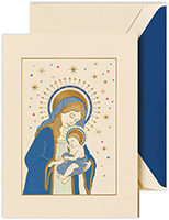 Holiday Greeting Cards by Crane & Co. - Mother and Child