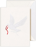 Holiday Greeting Cards by Crane & Co. - Blind Embossed Peace on Earth ...