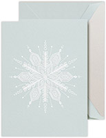 Holiday Greeting Cards by Crane & Co. - White Snowflake