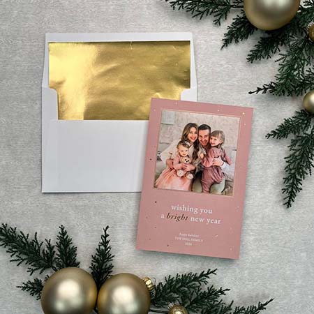 Holiday Photo Mount Cards by Designers' Fine Press (Bright Wishes)