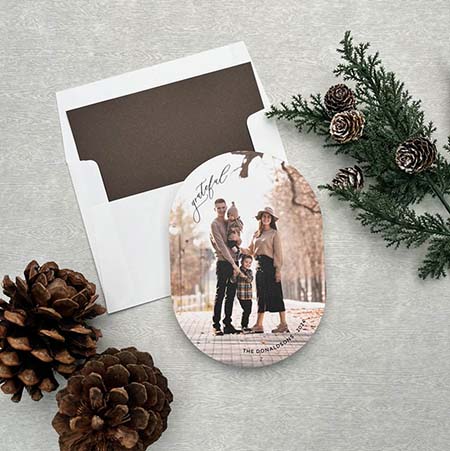 Digital Holiday Photo Cards by Designers' Fine Press (Grateful)