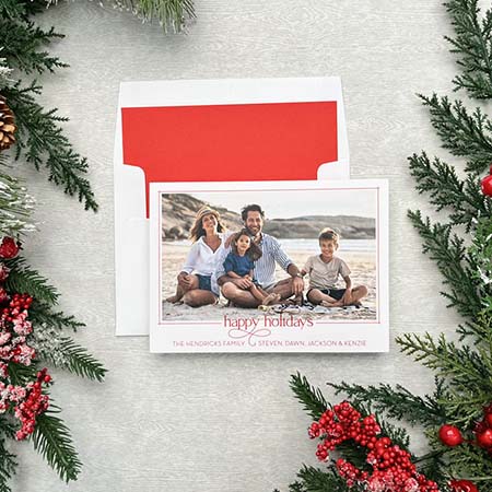 Digital Holiday Photo Cards by Designers' Fine Press (Festive Frame)