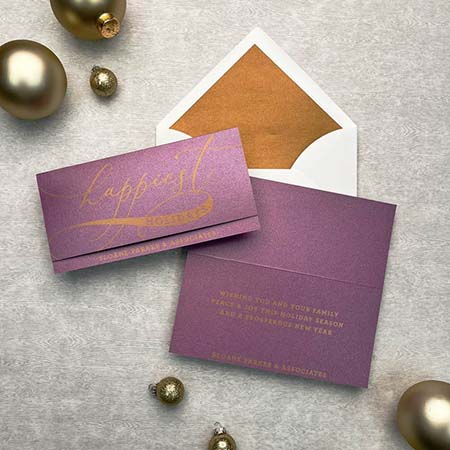 Holiday Greeting Cards by Designers' Fine Press (Happiest Holidays)